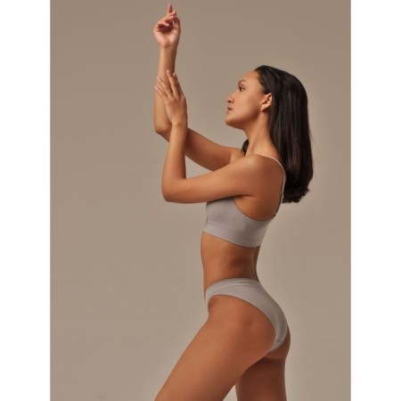 Top female with cup, size XL, color smoke-2