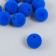 Beads for creativity velvet spraying "ultramarin" set 10 pcs d = 1.4 cm