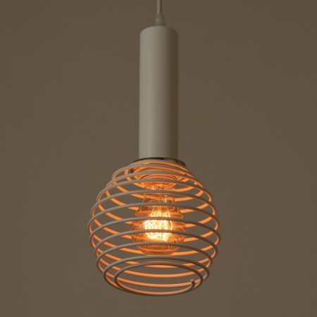Bayerlux lamp "Berto" E27 40W white 14x14x30-130 cm-3