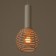 Bayerlux lamp "Berto" E27 40W white 14x14x30-130 cm