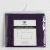 A set of pillowcases "Ethel" 50x70 cm - 2 pcs, purple, 100% cotton, maco -satin