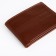 Male purse without fastening, for bills, for cards, brown color