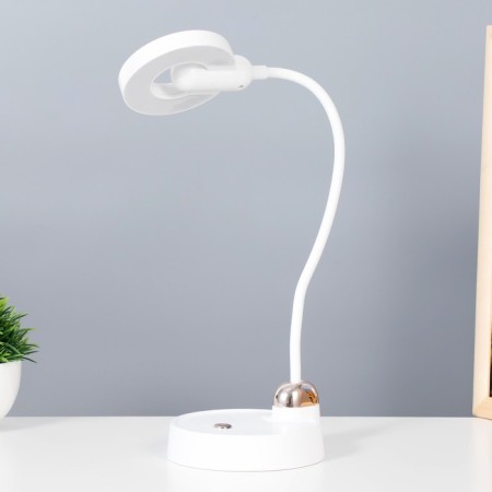 Bloom table lamp LED 3W AKB USB white 11.5x13x45 cm Risalux
