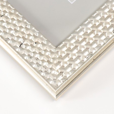 Photo frame Plastic "Grace" 21x30 cm, silver (plastic screen)-2