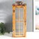 Climber tree "Lantern - large windows" brown set 2 pcs 30x13x13; 49x18.5x18.5 cm