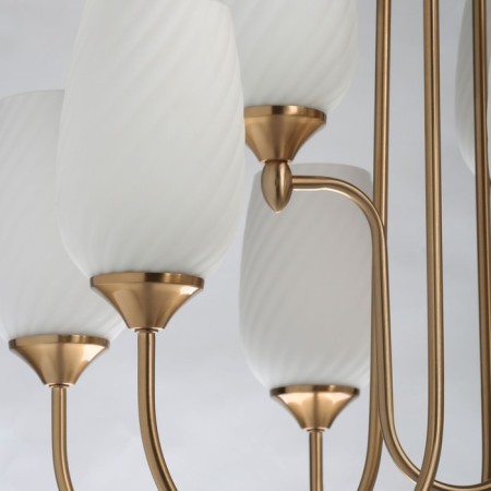 Palermo chandelier, size 80x108x80 cm, 480W 12xe27 IP 20-9