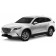 Thresholds for the car "BMW-Style Circle" Rival for Mazda CX-9 II 2016, 193 cm, 2 pcs., Aluminum, D193al.3803.2