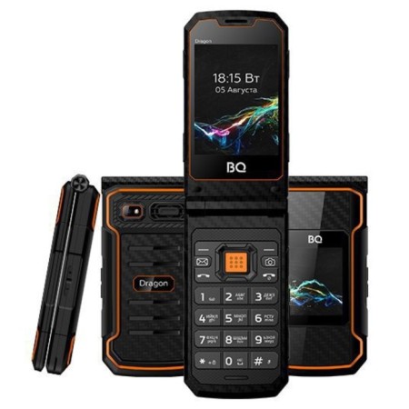 Cell phone BQ M-2822 Dragon Black Orange-1