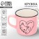 Ceramic Catcane mug, 210 ml