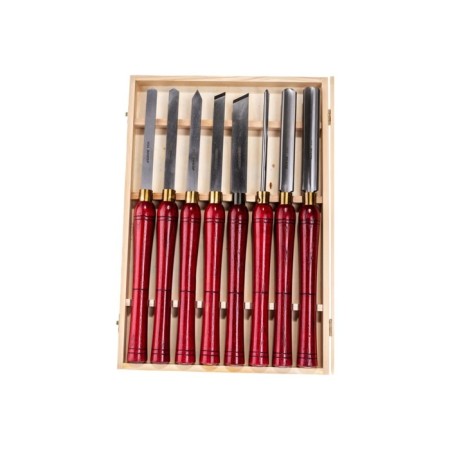 Set of woodcar with Enkor 10430, wooden handle, 8 pcs.-3