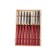 Set of woodcar with Enkor 10430, wooden handle, 8 pcs.
