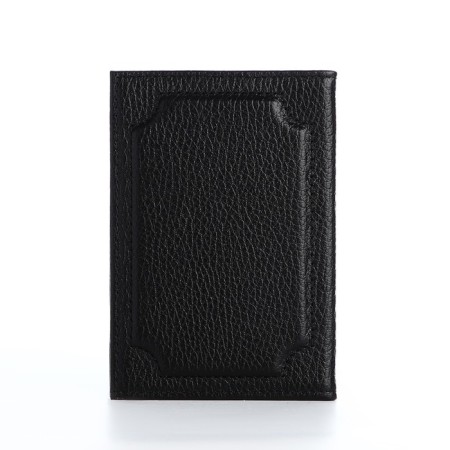 Cover for passport, black color-2