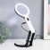 Lamp-lupa x2.5 x8 for LEDX10 creativity from 2AA+ from the Linza network D = 2.5 and 9 cm
