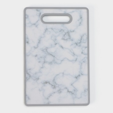 Board cutting plastic shade "Marble", rectangular, 30 × 20 cm, color gray color-2