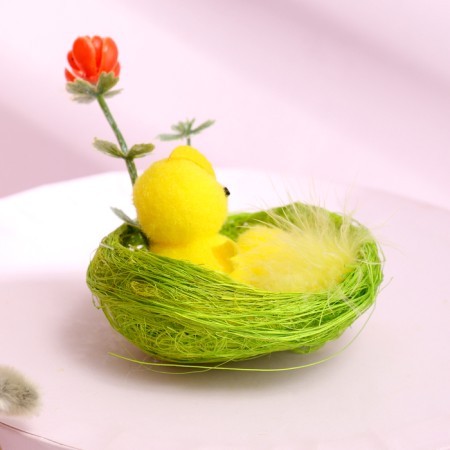 Easter decor "Chicken and chicken" 8 × 8 × 8 cm-2