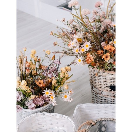 Artificial flower "Coreopsis", height 50 cm, light-lilac color-2