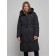 Coat insulated winter female, size 46, black color