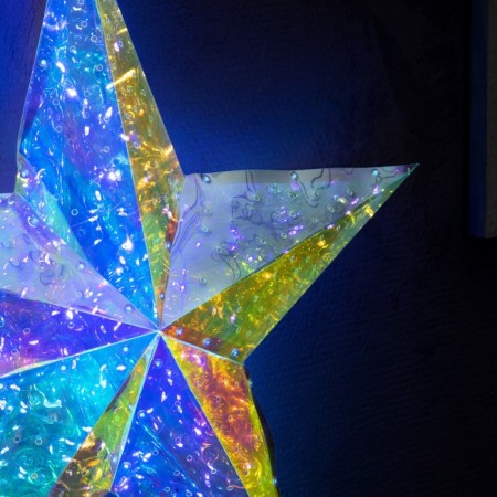 LED figure "Star" 60 cm, plastic, 220 V, glow white-2
