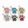 Tarry for engraving "Brilliant paw", 2.2 cm, packing 6 pcs, mix of flowers