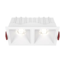 The built-in lamp Technical DL043-02-10W4K-D-SQ-W, LED, 20 W, 126x65x52 mm, 1100 lm, 4000k, white