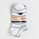 Set of women's socks (3 pairs) minku white/black color, size 36-37 (23 cm)