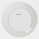 Porcelain dining porcelain Magistro "Flower", D = 19 cm, white color