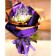 Flower film "Metal", lilac, 58 cm x 5 m