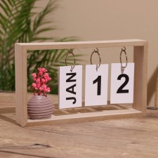 Souvenir Eternal calendar, tree, 4x24x14 cm