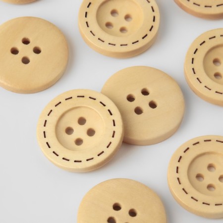 Buttock, 4 punctures, d = 23 mm, beige color-1
