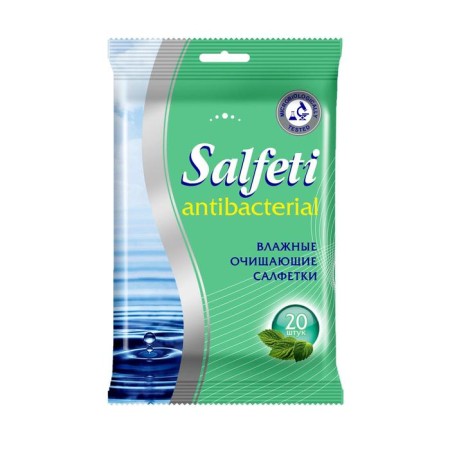 Wet Salfeti napkins, antibacterial, 20 pcs.