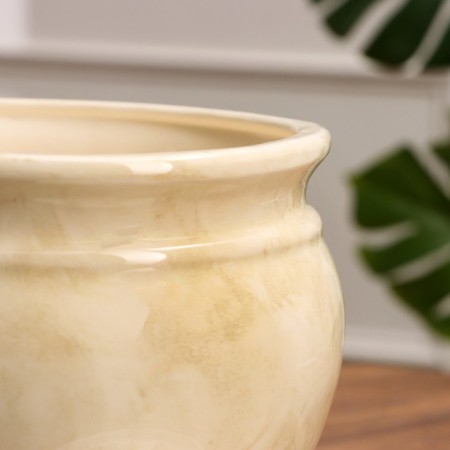 Set of pots 3pcs. "Elegant" White: 15l, 5.5l, 2l-3