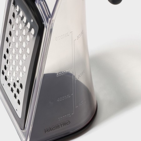 Grater kitchen Magistro Gretta, 3 blades included, anti -slip base-7