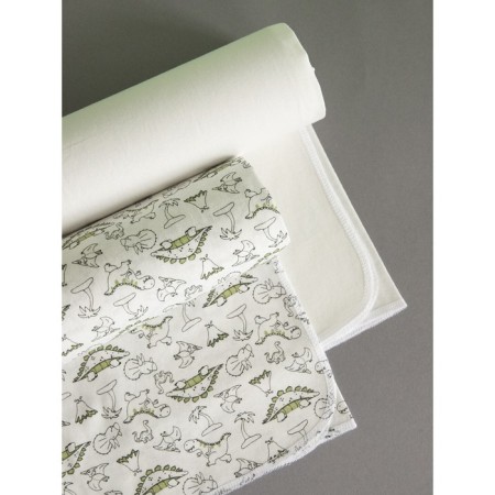 Dinosaurian diapers, size 90x120 cm, 2 pcs-1