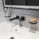 Mixer for the IDDIS Slide Slibl00i65 sink, single -leaf, built -in, black