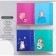 A set of object notebooks Calligrata TOP "Animals", 48 sheets, 12 items, with reference material, cover coated cardboard, matte lamination, selective UV-lame, offset block