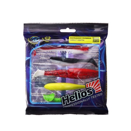 Set of silicone lures Helios "Big Depth", 5 pcs. (HS-GD-SET2)