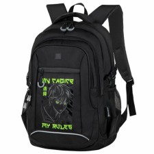 Brauberg Content's backpack universal, 3 departments, a reflective print, Anime Choice, 47x33x18 cm, 272566