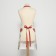 Apron "Ethel" Christmas Red Flowers 60x70cm, 100% HL, sarzha 190 g/m2