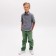 Pants for the boy Minaku: Casual Collection Kids, olive color, height 104
