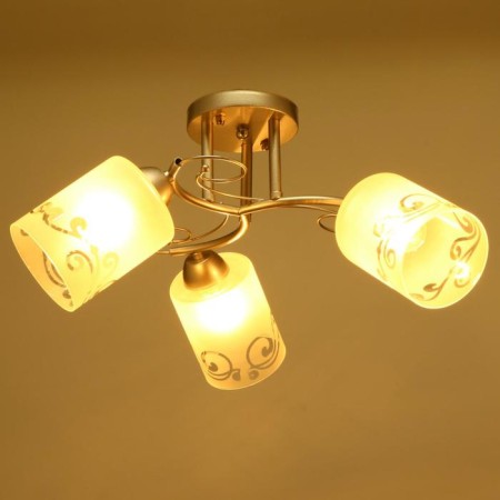 Chandelier 1082/3SL 40W E27 silver 48x48x24 cm Bayerlux-2
