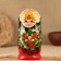 Nesting doll "strawberry", black scarf, 5 puppet, 18 cm