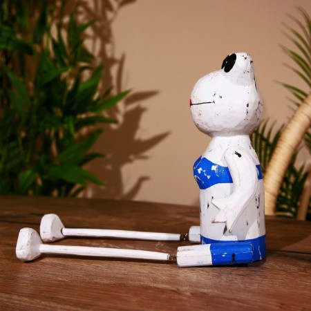 Souvenir "Frog" hanging paws, wood 35 cm-3