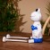 Souvenir "Frog" hanging paws, wood 35 cm