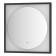 A mirror in a baguette frame with a 12 W LED light, 60x60 cm, IR - a switch, neutral white light,
