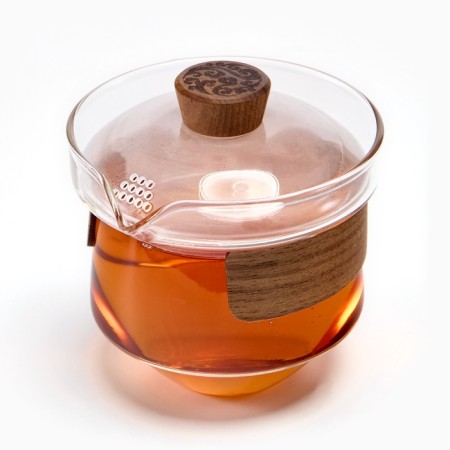 A set for the tea ceremony 4 items, for 2 persons, a cup, a kettle-2