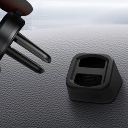 Torso holder, under the phone on an adhesive base