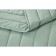 A set with a veil "Michael", size 230x250 cm, 50x70 cm - 2 pcs, emerald color