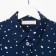 Shirt (shirt) female kaftan “peas”, blue color, size 40-42