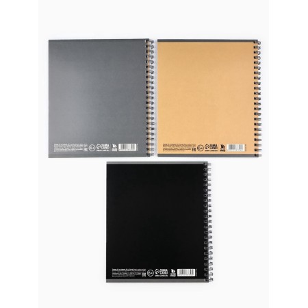 Notebook A5, 48 liters per spiral, internal block No. 1 MIX "Minimalism"-3