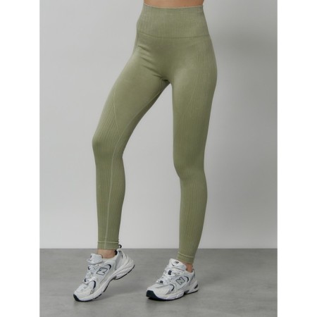 Lingins for fitness women, size 46, khaki color-20